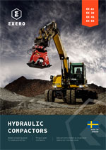 exero hydraulic compactors product sheet